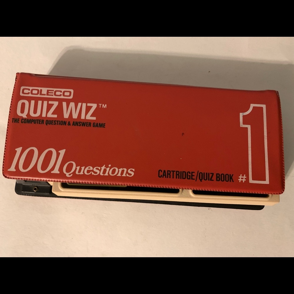 Coleco Quiz Wiz with Book 1 Tested Working Vintage